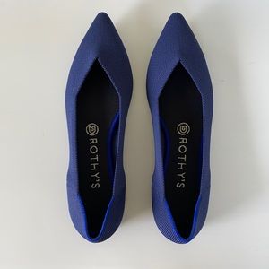 Never Used Rothys The Point Cobalt Sz8.5